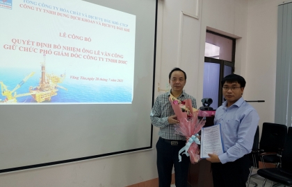 Lễ trao quyết định bổ nhiệm Phó Giám đốc Công ty DMC